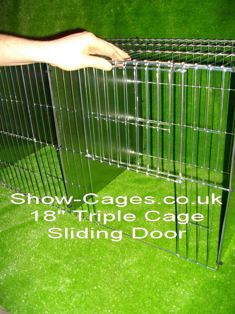 large wide sliding door make it easier to fit your birds through, meaning less stress for your birds,